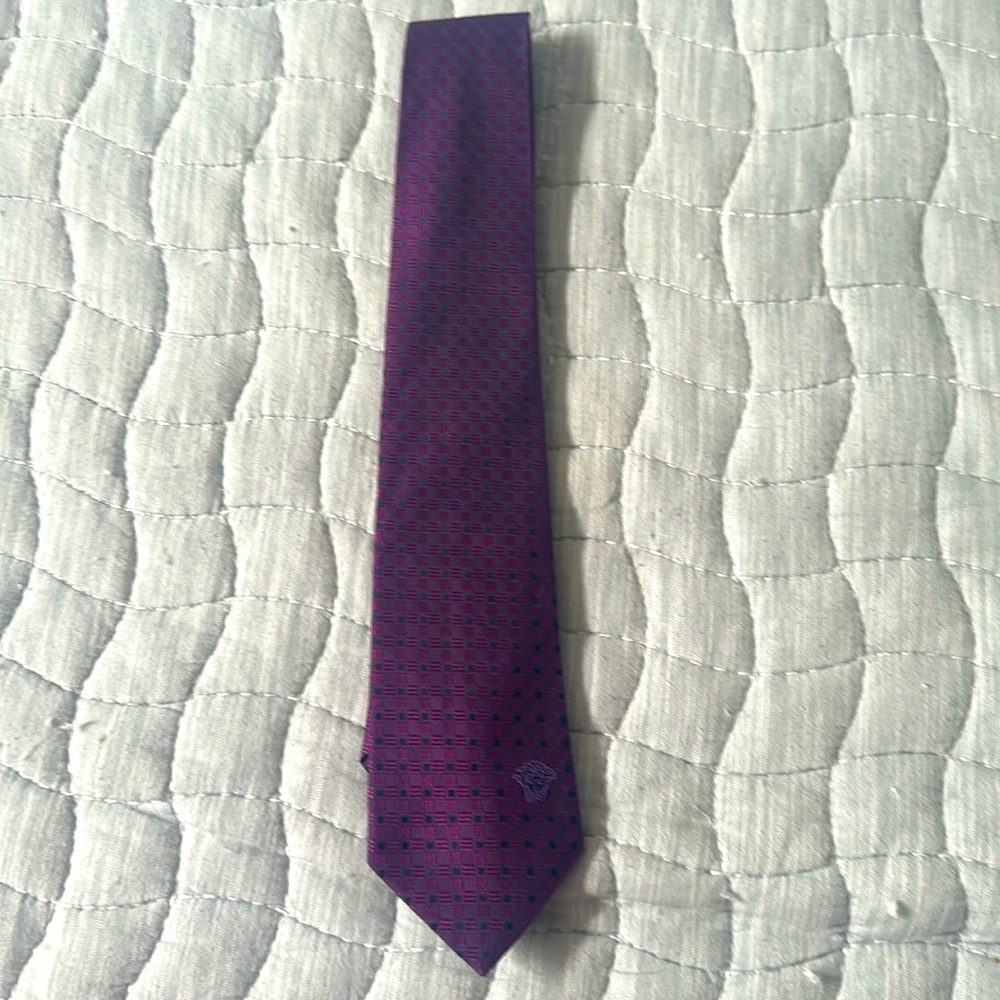 Versace Tie - Dark Purple